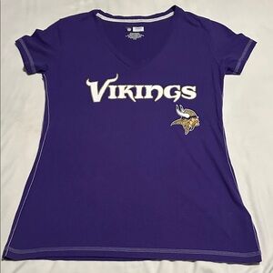Minnesota Vikings NFL Team Apparel Purple Women's Shirt